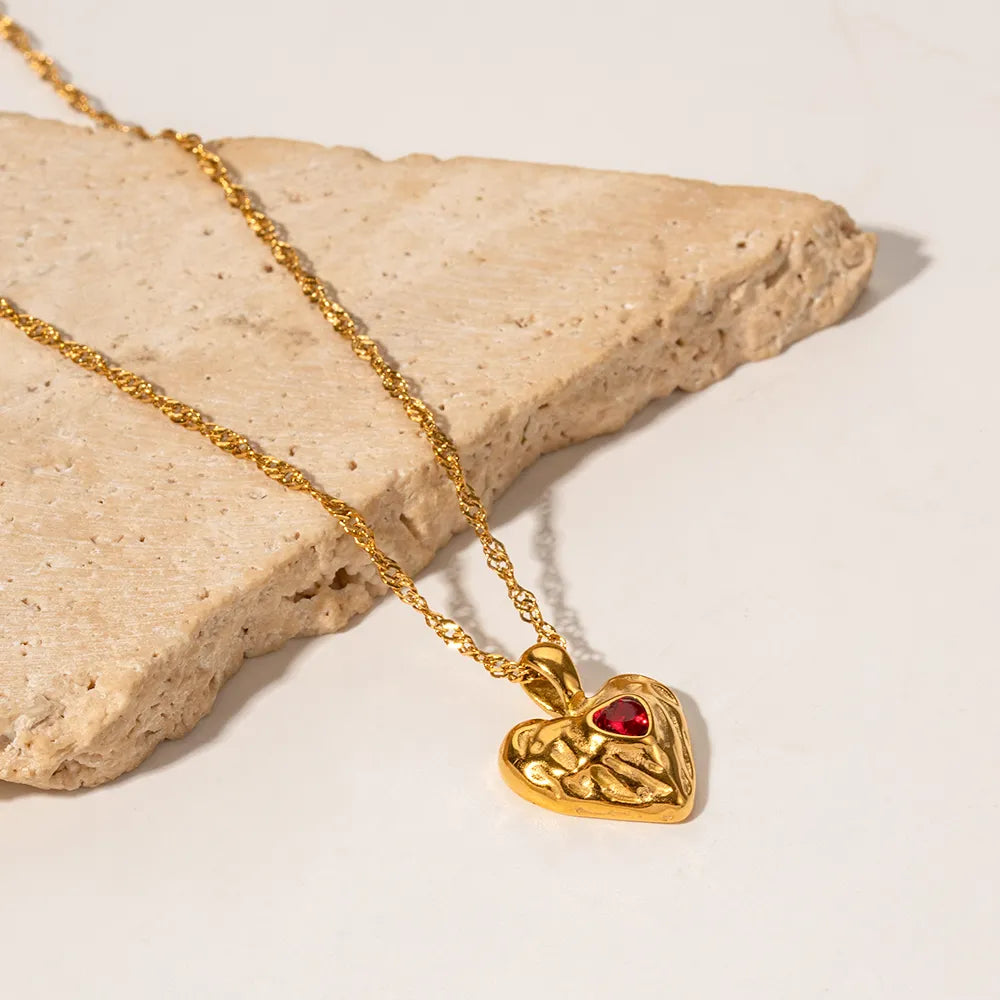 PURELY YOURS - VESPER GOLD HEART NECKLACE