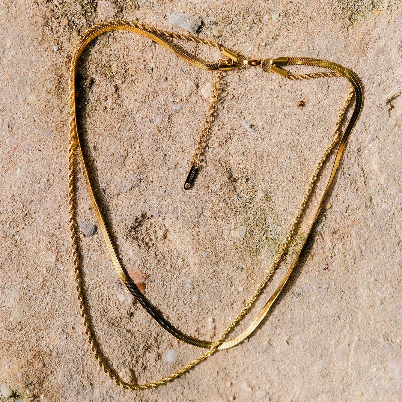 PURELY YOURS - HAILEY LAYERED GOLD CHAIN NECKLACE