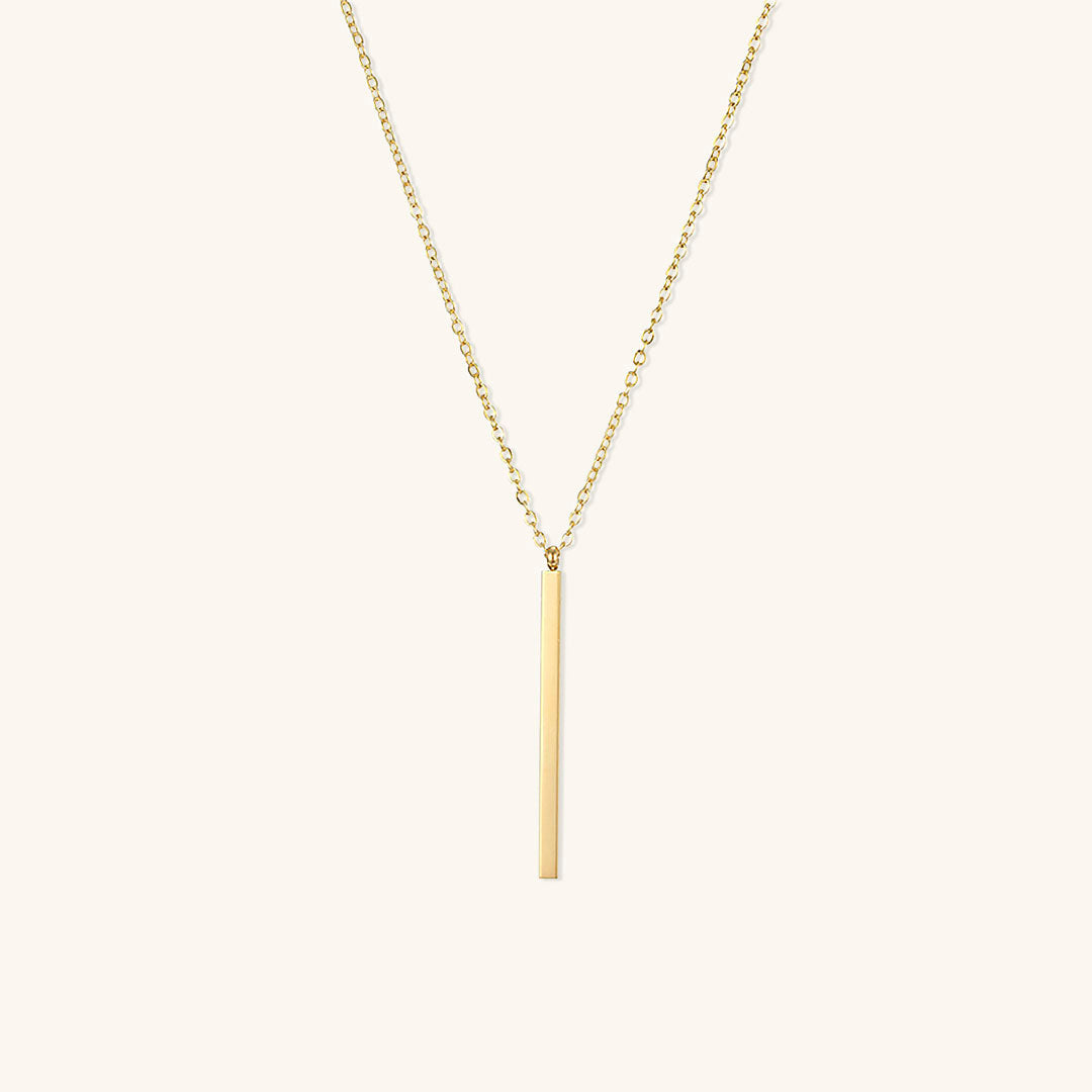 PURELY YOURS - ALLISON GOLD BAR NECKLACE