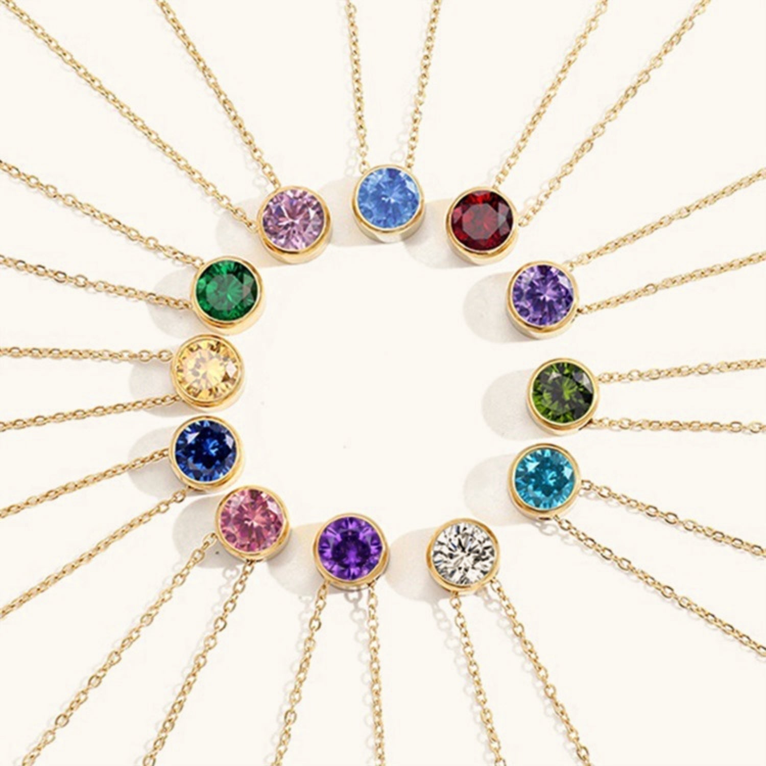 PURELY YOURS - AMELIA BIRTHSTONE NECKLACE