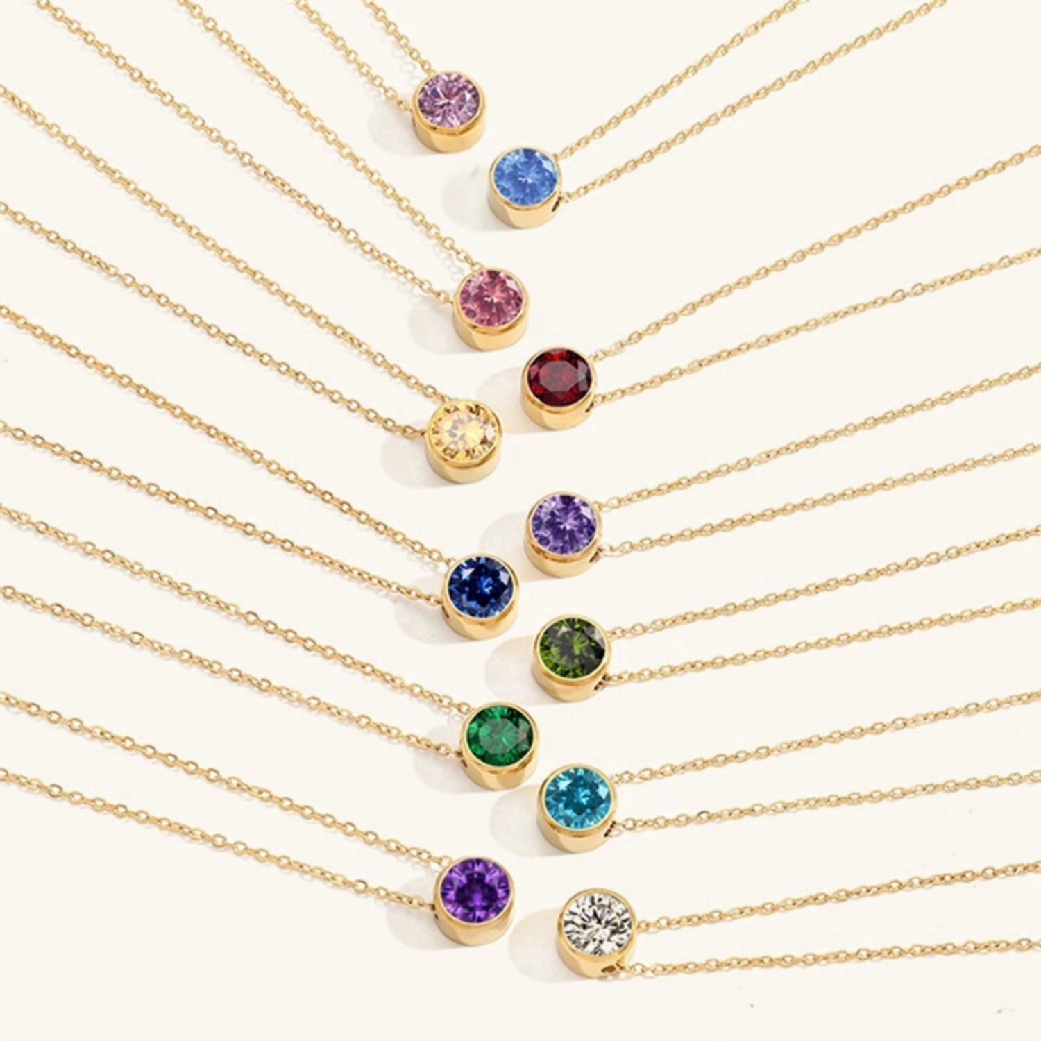 PURELY YOURS - AMELIA BIRTHSTONE NECKLACE