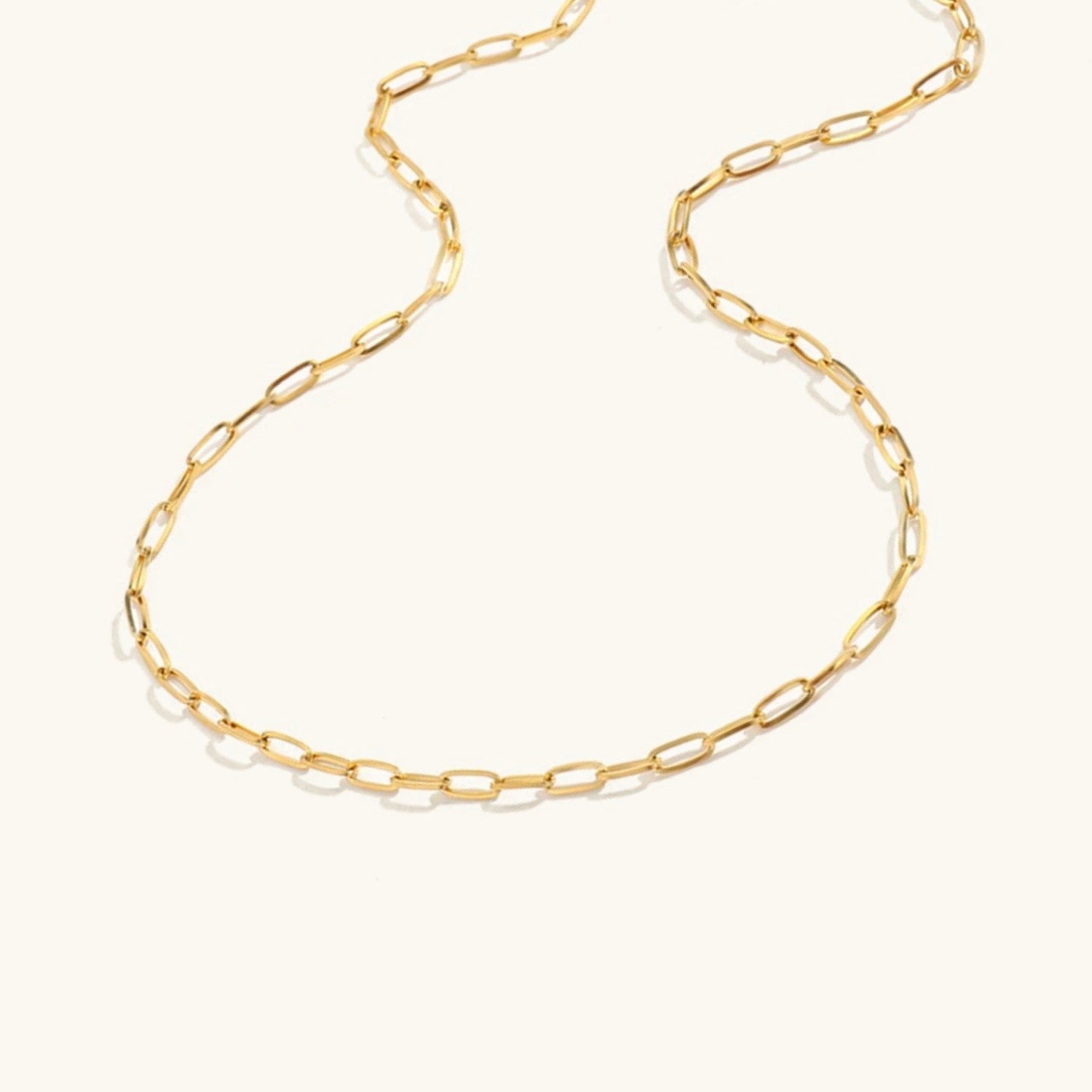 PURELY YOURS - AMBER GOLD CHAIN NECKLACE