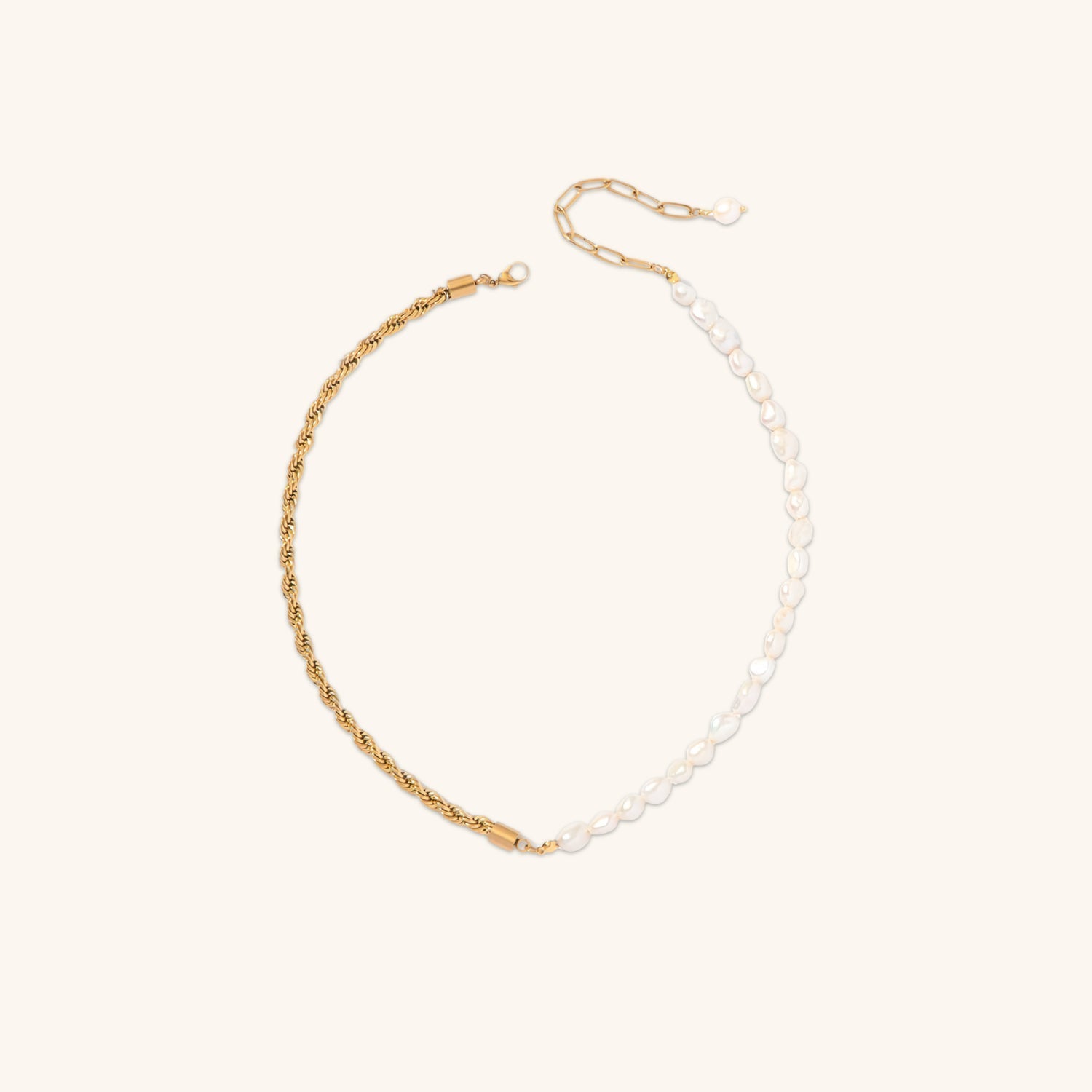 PURELY YOURS - DUALIA GOLD PEARL NECKLACE