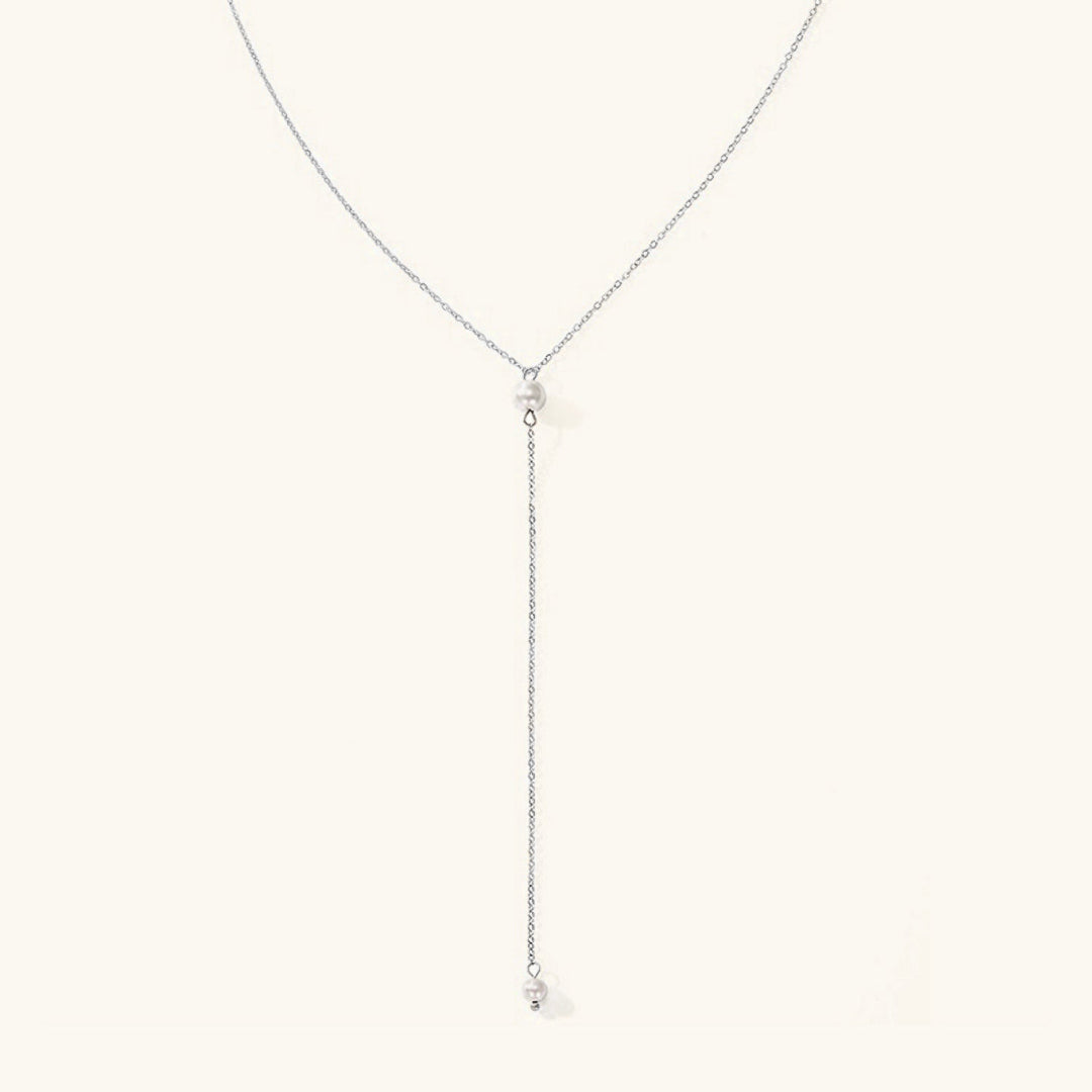 PURELY YOURS - BEATRICE PEARL TASSEL NECKLACE