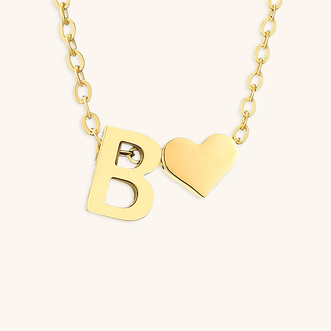 PURELY YOURS - RIA INITIAL LETTER GOLD NECKLACE