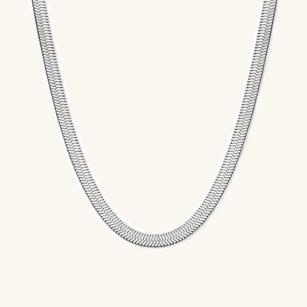 PURELY YOURS - ELYSIAN GOLD HERRINGBONE NECKLACE