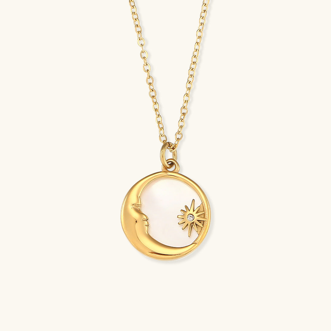 PURELY YOURS - EVANGELINE LUNAR GOLD NECKLACE