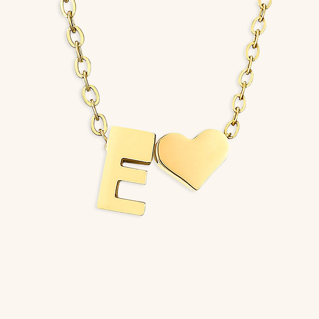 PURELY YOURS - RIA INITIAL LETTER GOLD NECKLACE