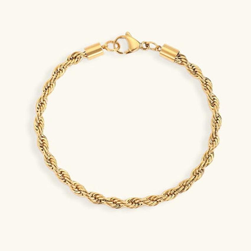 PURELY YOURS - GIGI ROPE CHAIN BRACELET GOLD