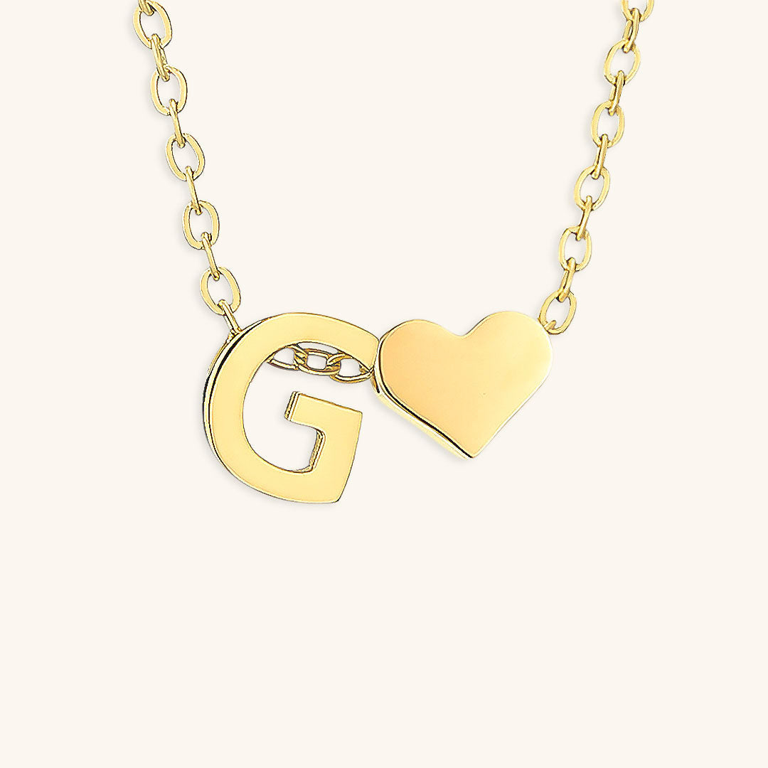 PURELY YOURS - RIA INITIAL LETTER GOLD NECKLACE