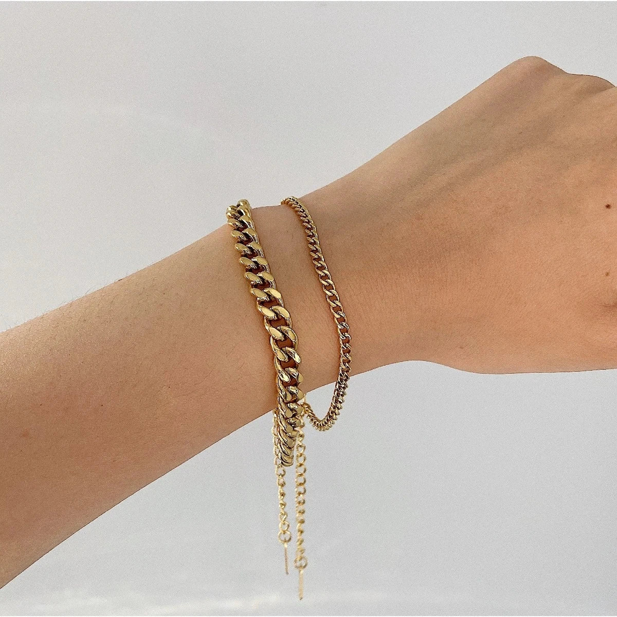 PURELY YOURS - JEAN CHAIN BRACELET GOLD