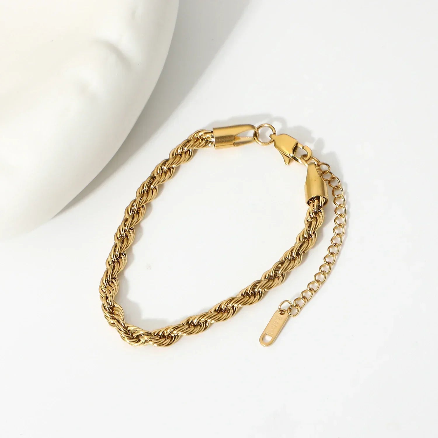 PURELY YOURS - CLARA ROPE CHAIN GOLD BRACELET