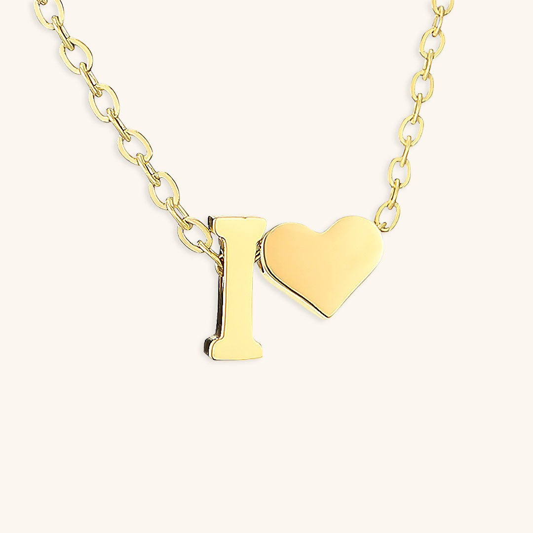 PURELY YOURS - RIA INITIAL LETTER GOLD NECKLACE