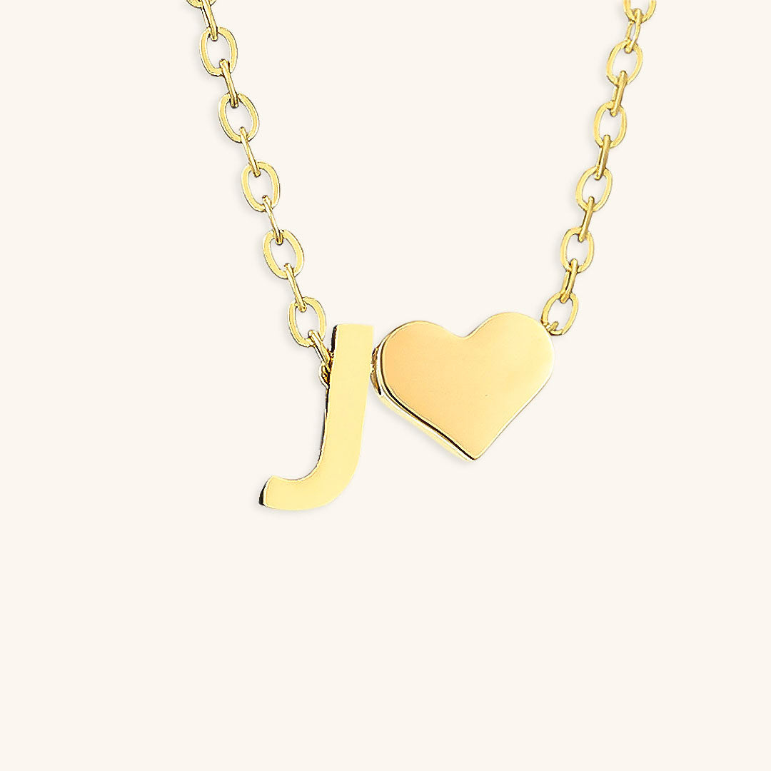 PURELY YOURS - RIA INITIAL LETTER GOLD NECKLACE