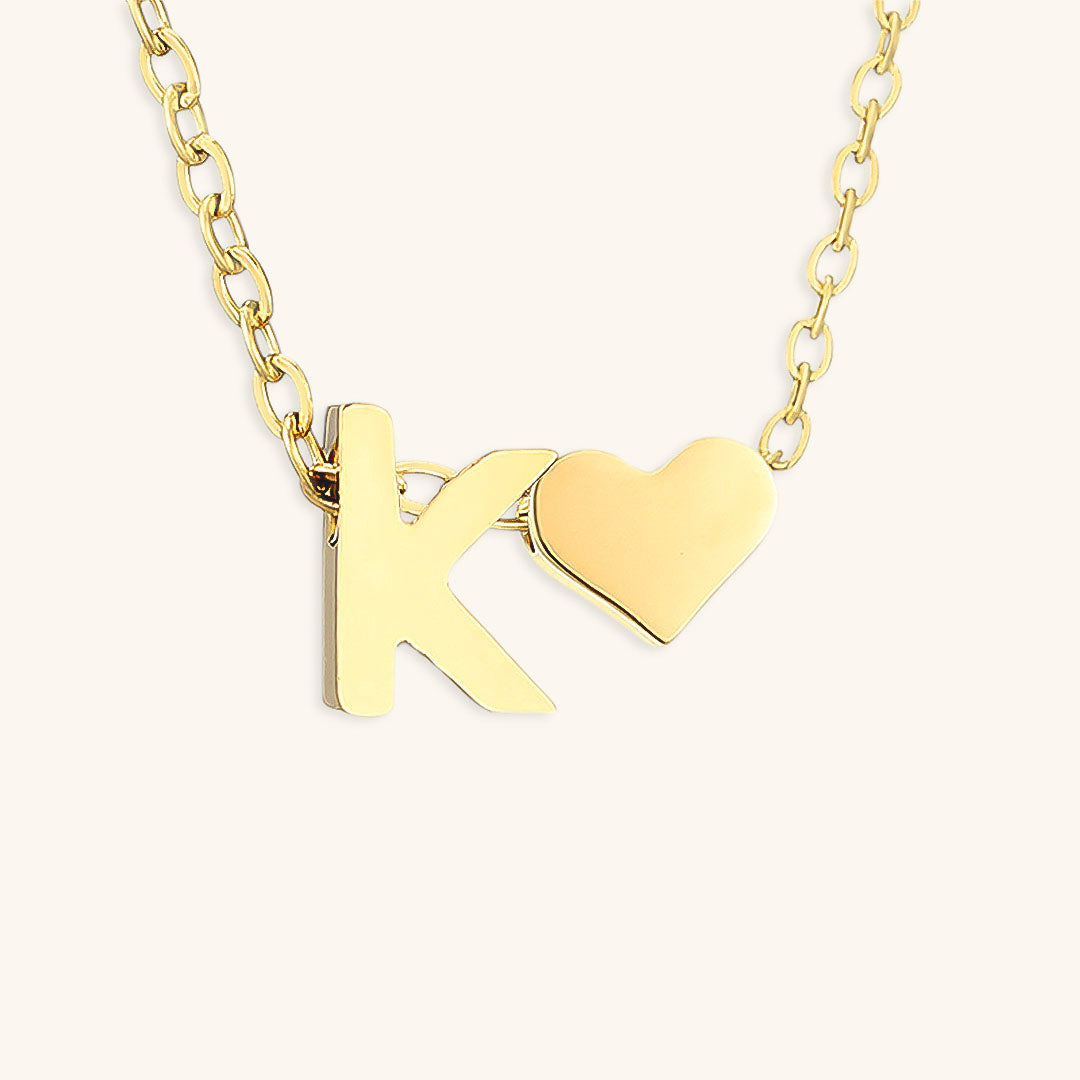 PURELY YOURS - RIA INITIAL LETTER GOLD NECKLACE