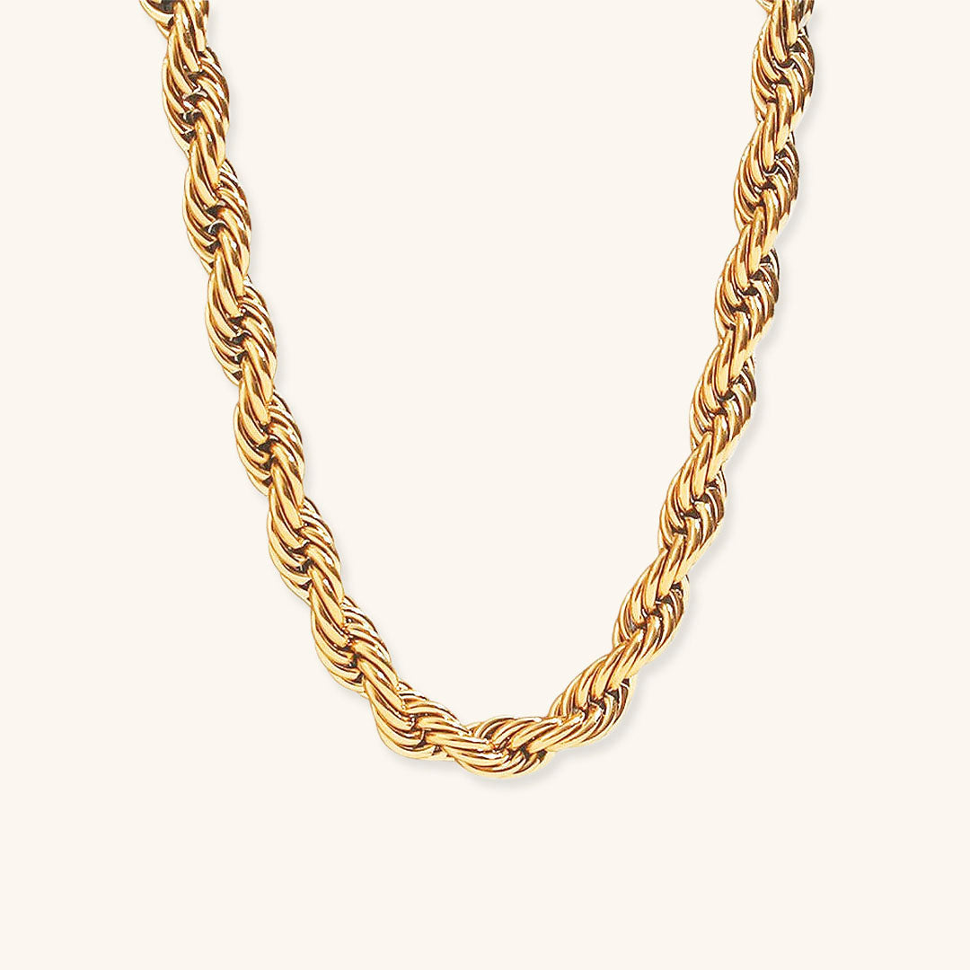 PURELY YOURS - MILA GOLDEN TWIST NECKLACE