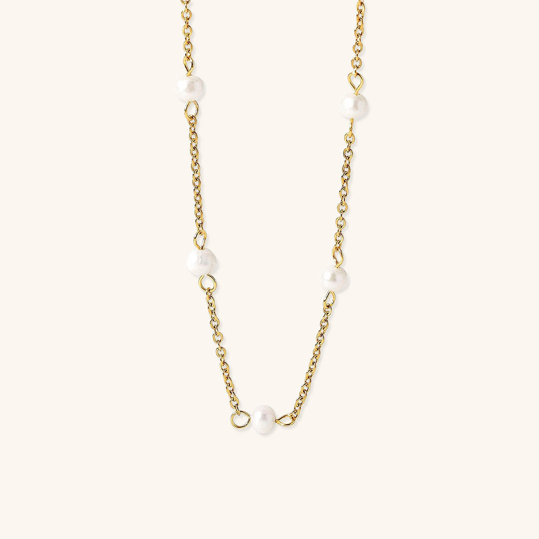 PURELY YOURS - NORA GOLD PEARL NECKLACE