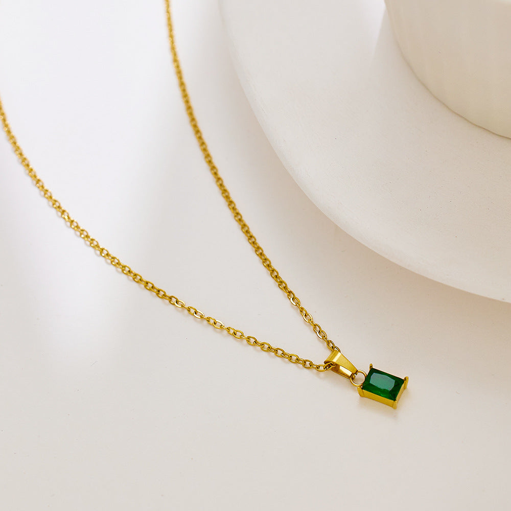 PURELY YOURS - EMI GREEN NECKLACE