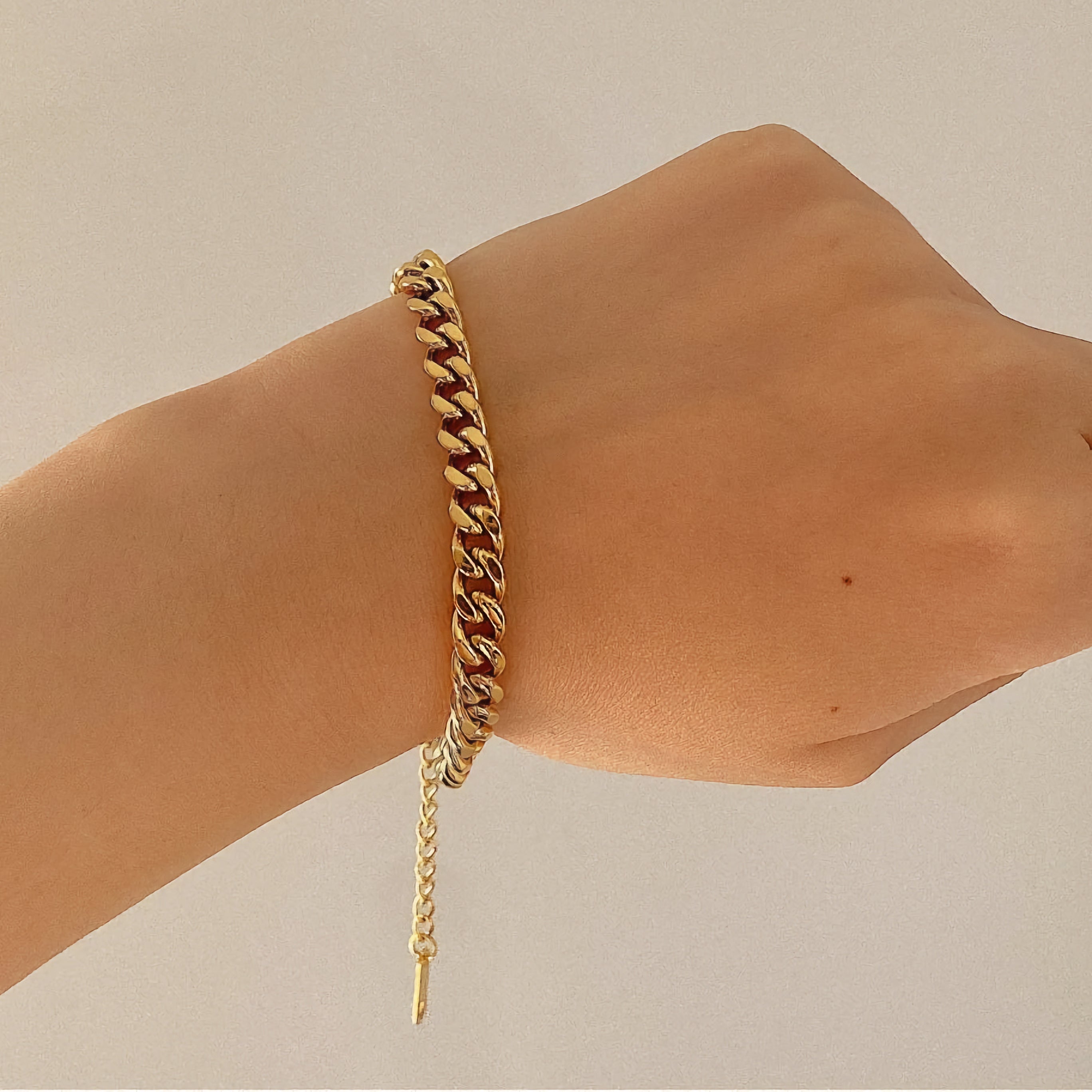 PURELY YOURS - JEAN CHAIN BRACELET GOLD