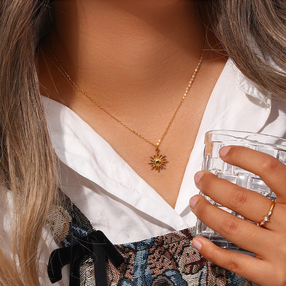 PURELY YOURS - ELIORA GOLD SUN NECKLACE