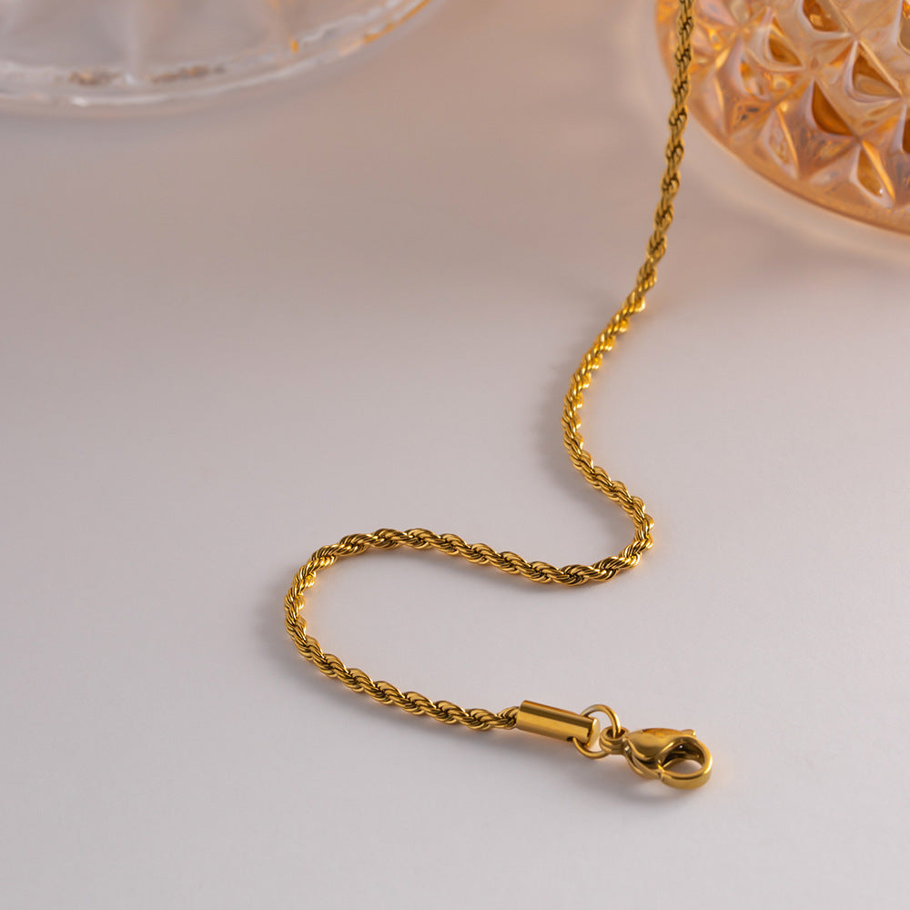 PURELY YOURS - CALLE ROPE CHAIN GOLD NECKLACE