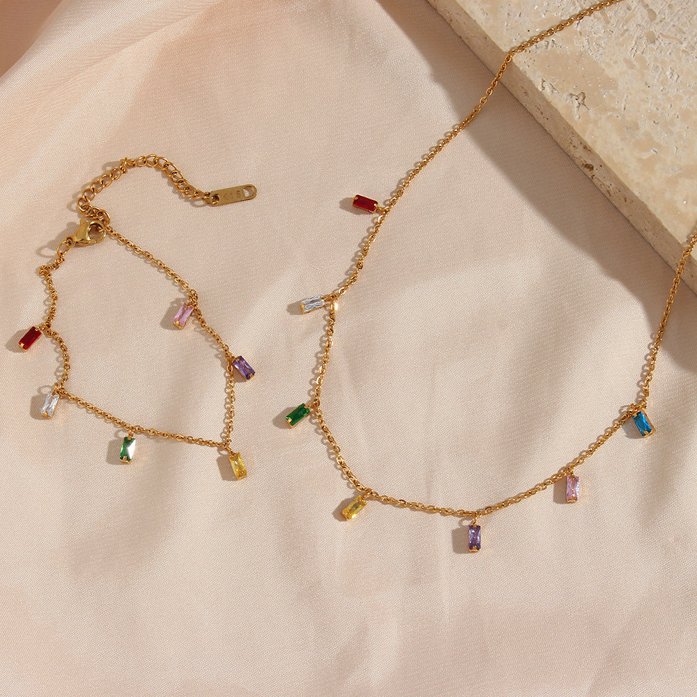 PURELY YOURS - JOSEPHINE GEMSTONE NECKLACE