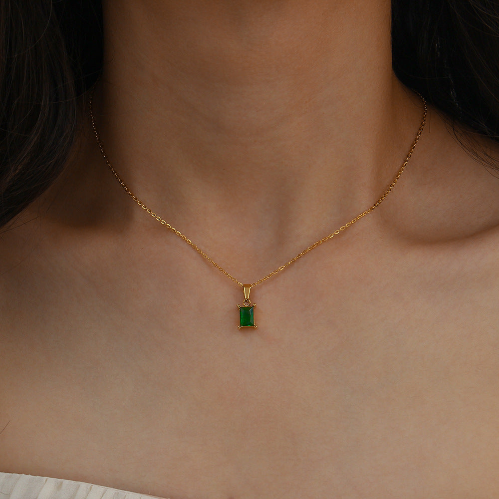 PURELY YOURS - EMI GREEN NECKLACE