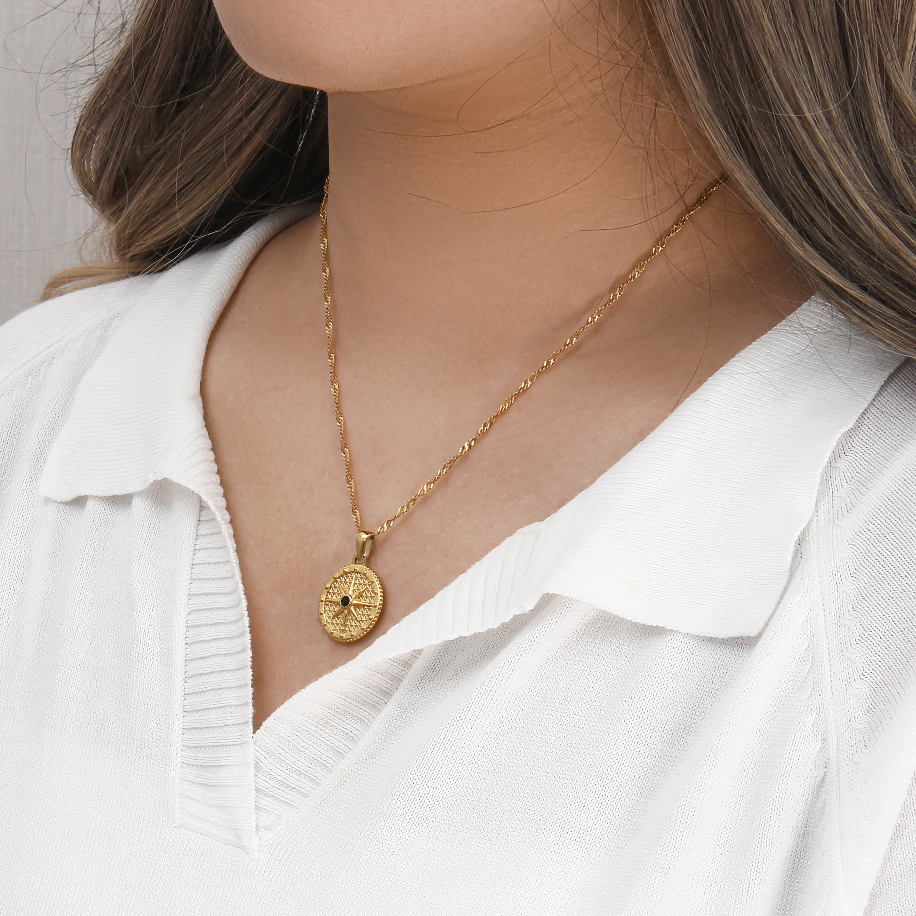 PURELY YOURS - ELLIE COMPASS NECKLACE