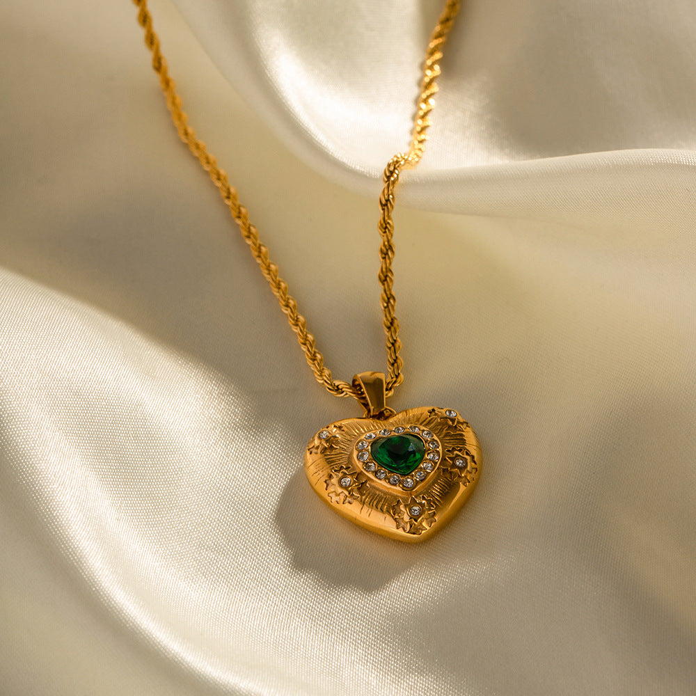 PURELY YOURS - CAELUS GOLD HEART NECKLACE