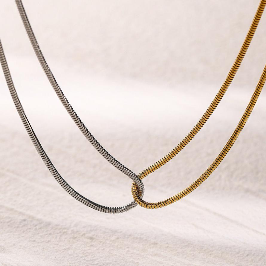 PURELY YOURS - TALIA TWO TONE NECKLACE