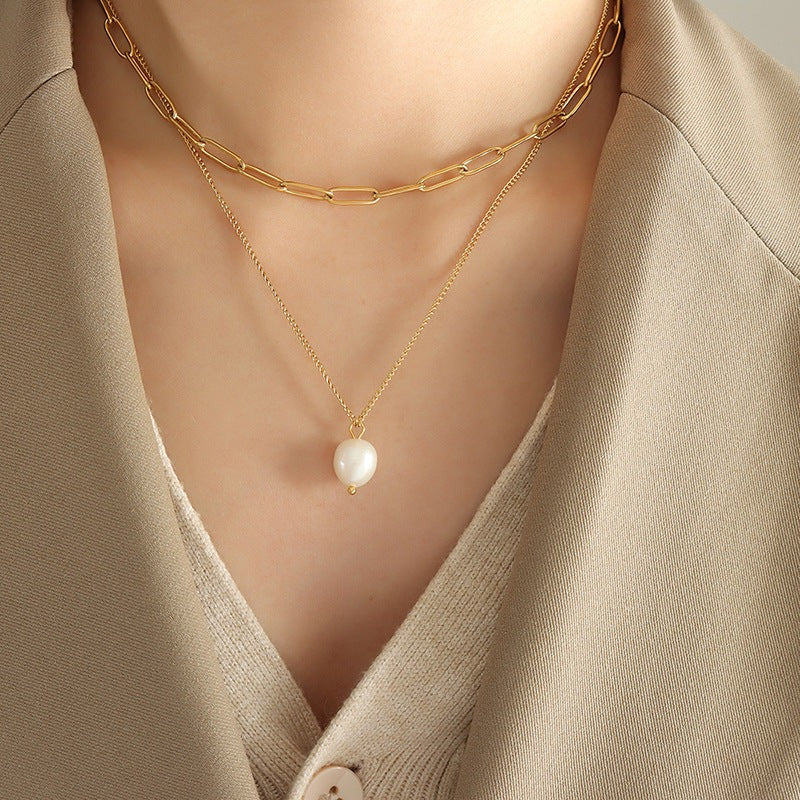 PURELY YOURS - UNDINE FRESHWATER PEARL NECKLACE