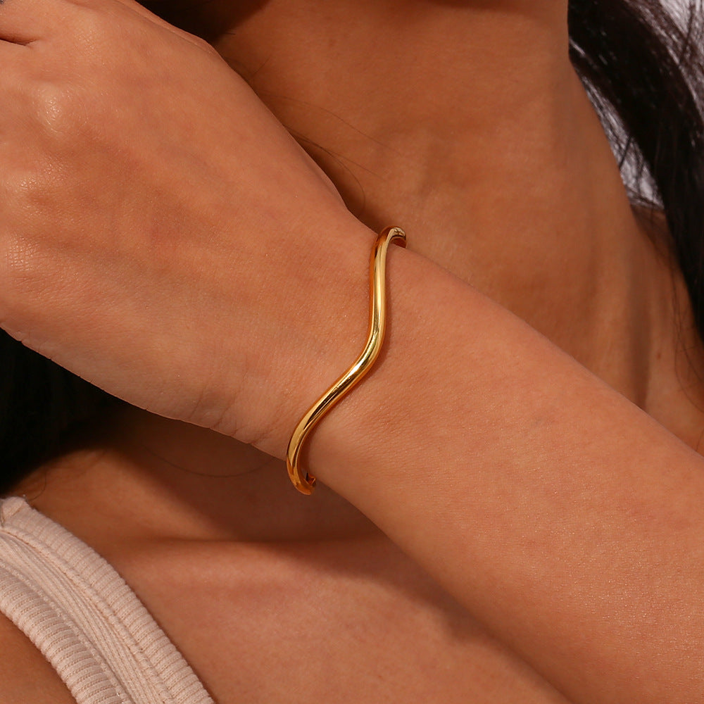 PURELY YOURS - LUCINA GOLD BANGLE