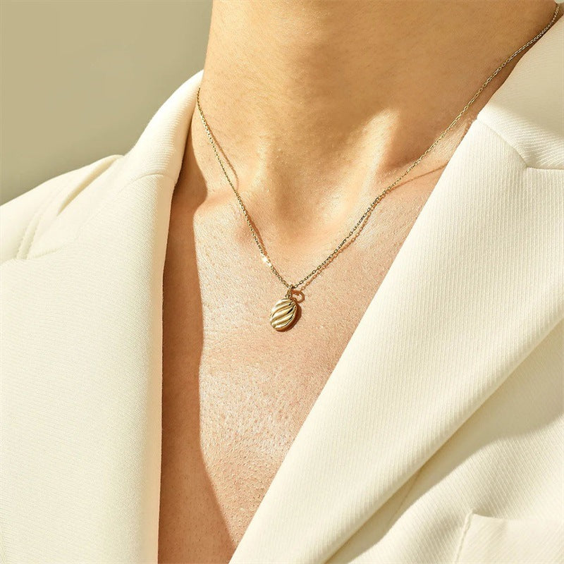 PURELY YOURS - LINDA GOLD CROISSANT NECKLACE