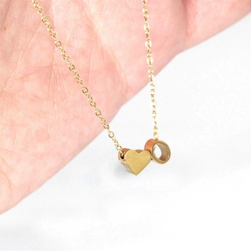 PURELY YOURS - RIA INITIAL LETTER GOLD NECKLACE