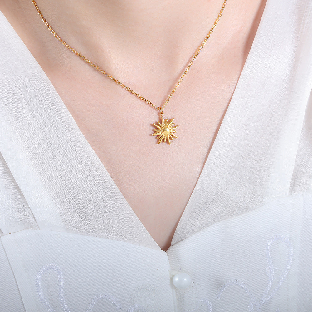 PURELY YOURS - ELIORA GOLD SUN NECKLACE