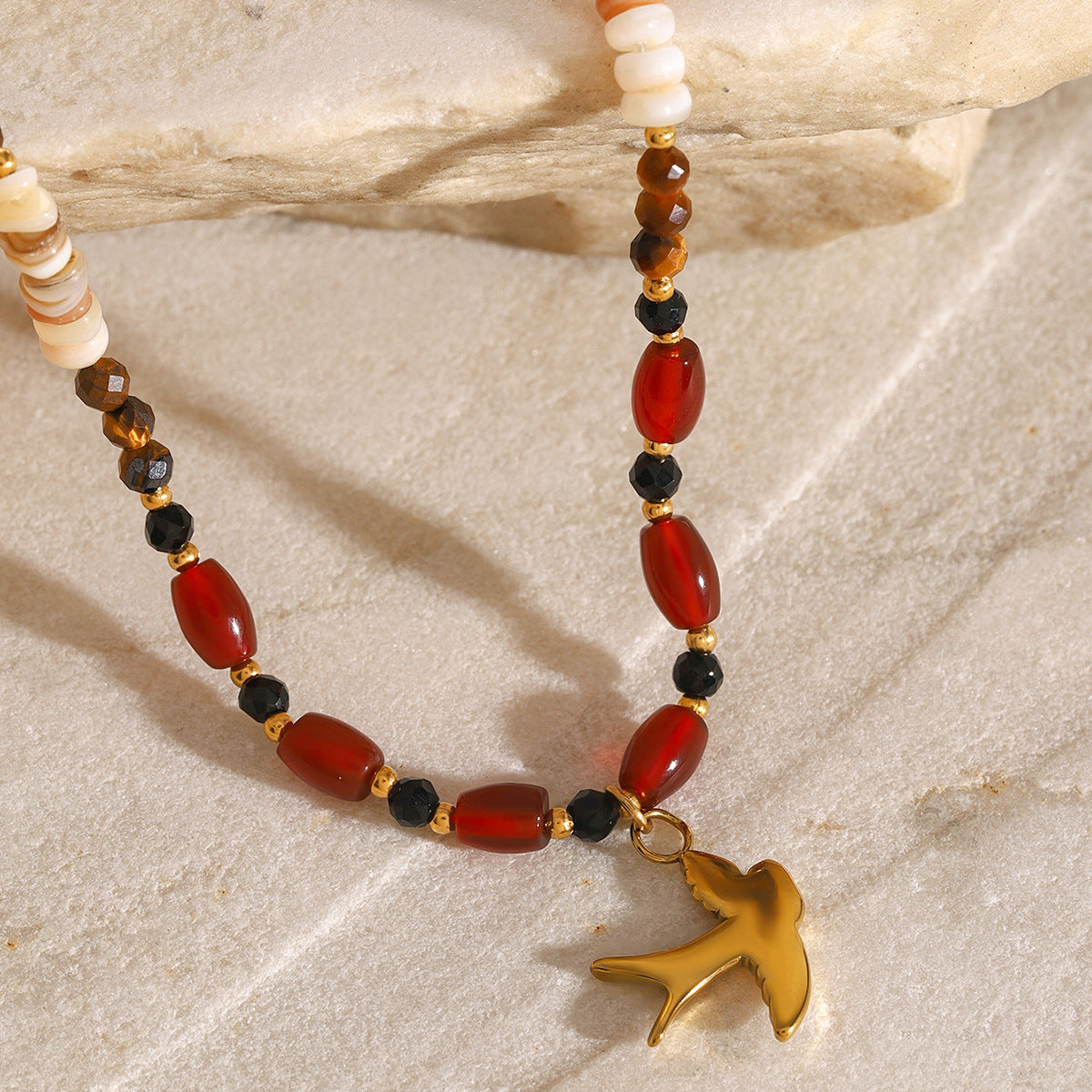 PURELY YOURS - SIERRA TIGER EYE BEADS NECKLACE