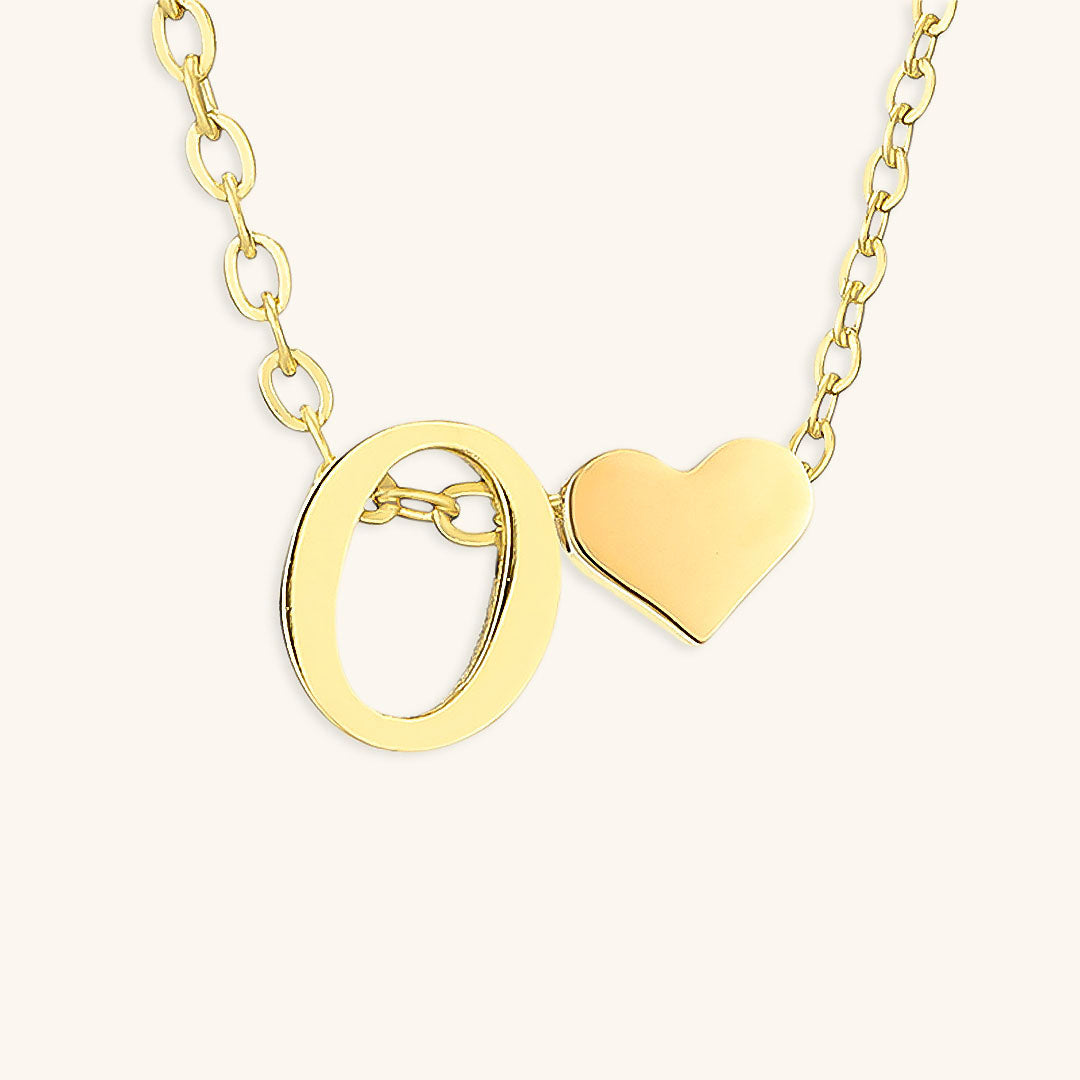 PURELY YOURS - RIA INITIAL LETTER GOLD NECKLACE