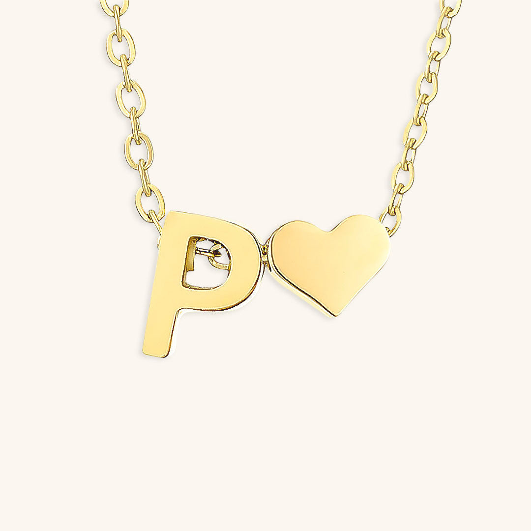 PURELY YOURS - RIA INITIAL LETTER GOLD NECKLACE