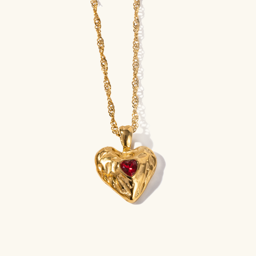 PURELY YOURS - VESPER GOLD HEART NECKLACE