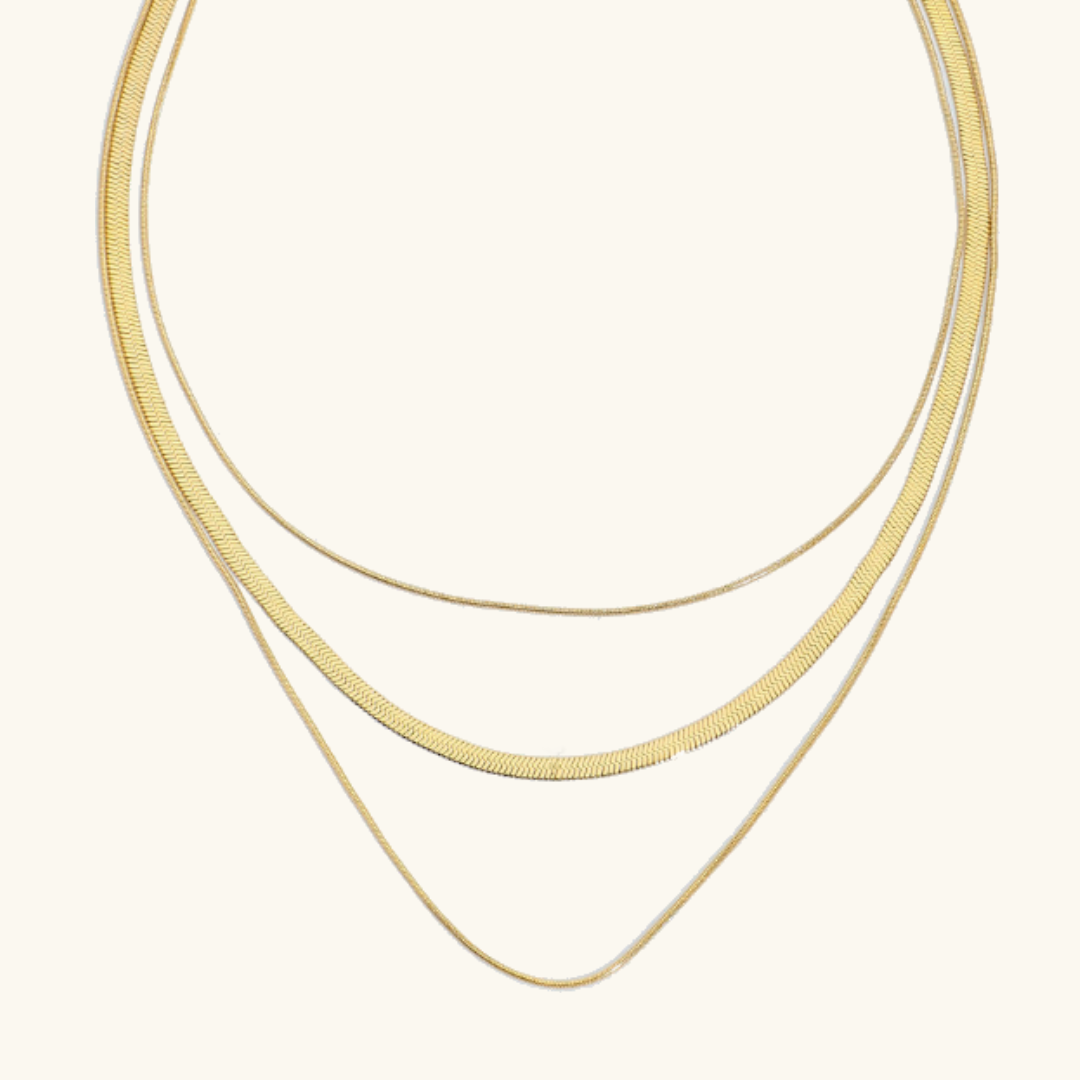 PURELY YOURS - ZAFINA GOLD NECKLACE