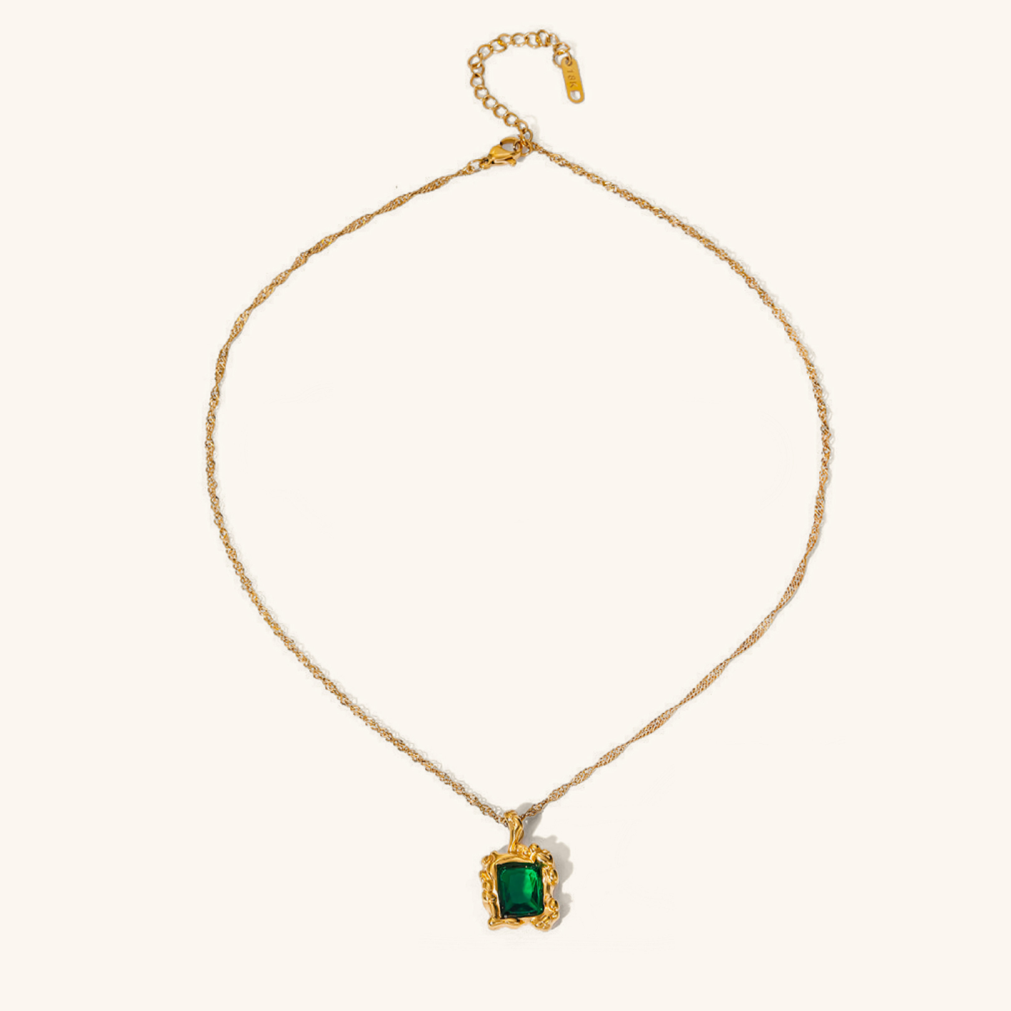 PURELY YOURS - PRISCILLA EMERALD NECKLACE