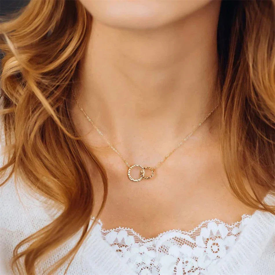 PURELY YOURS - ISABELLE GOLD HOOP NECKLACE