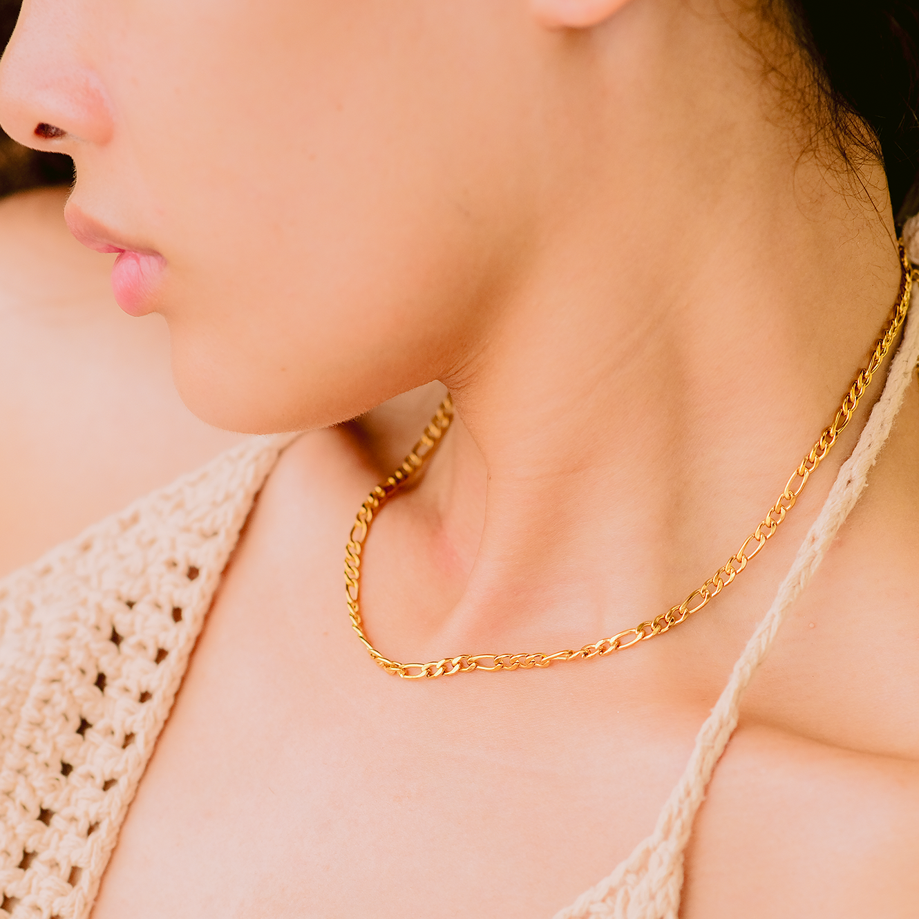 PURELY YOURS - WILLOW GOLD CHAIN NECKLACE