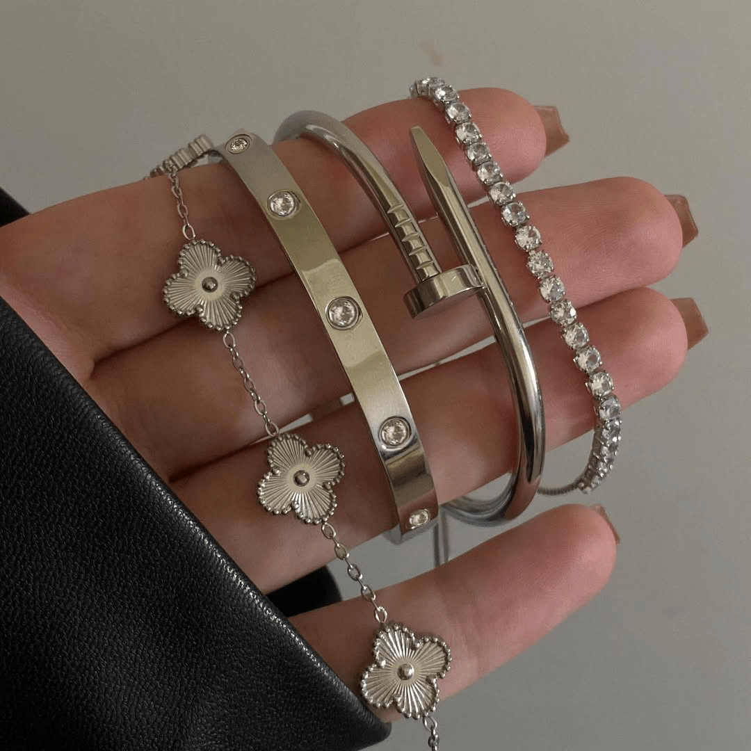 PURELY YOURS - ELEGANCE STACK | SILVER