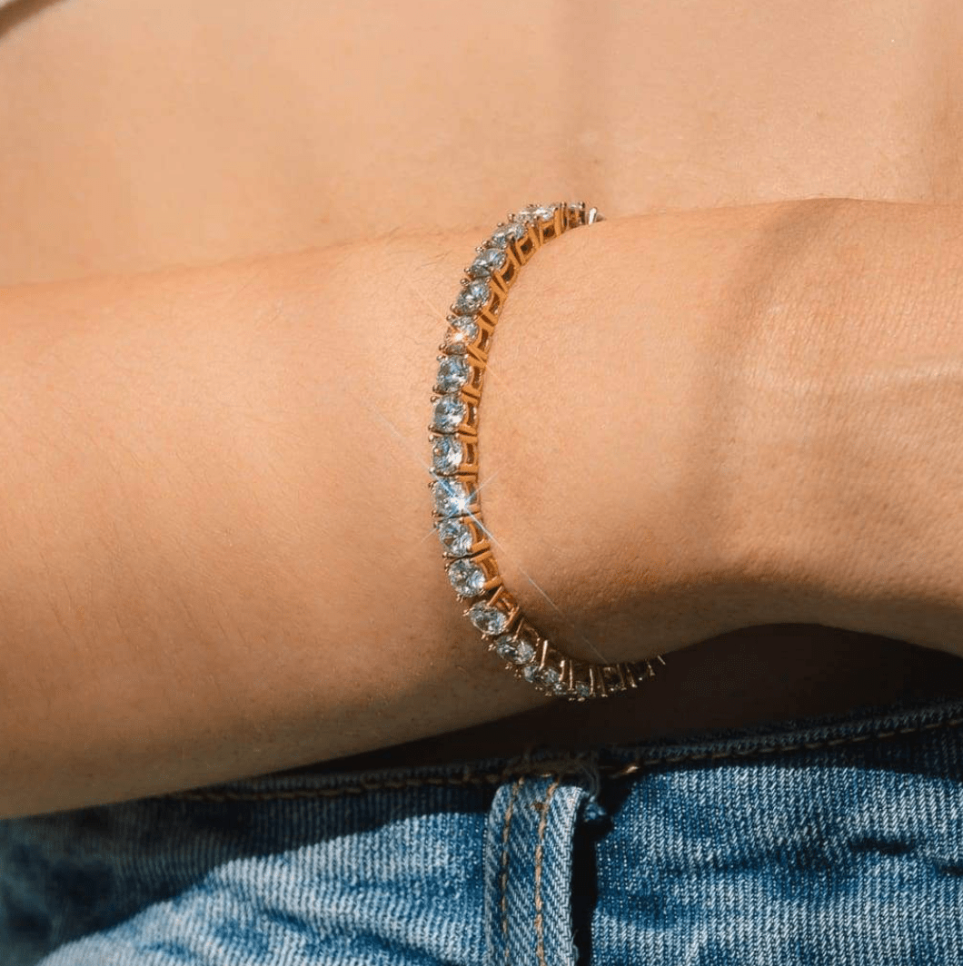 PURELY YOURS - GOLD TENNIS BRACELET