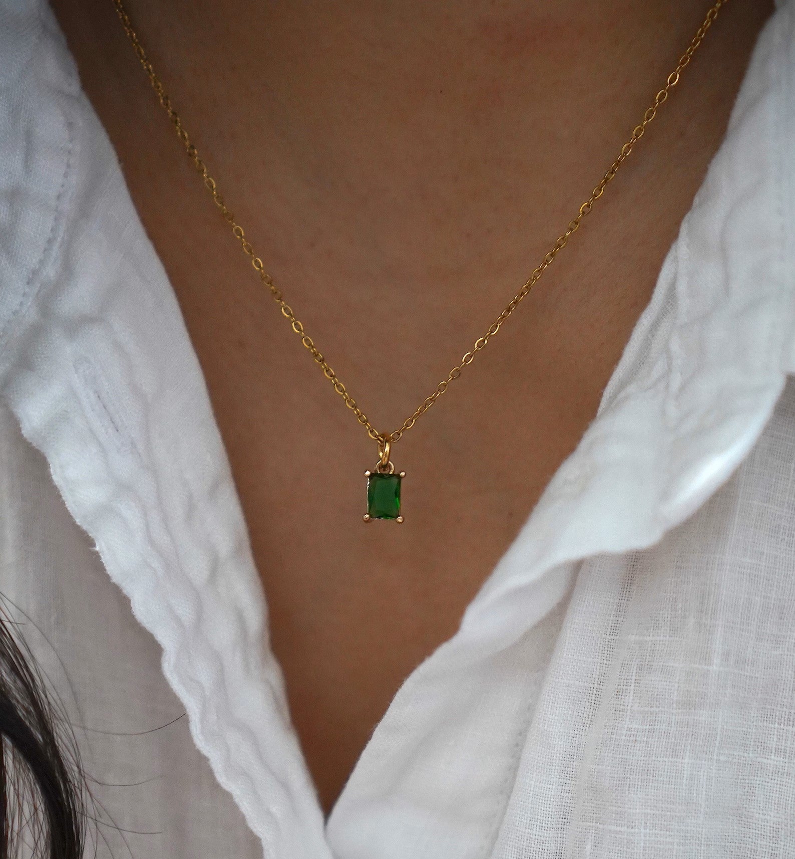 PURELY YOURS - EMI GREEN NECKLACE